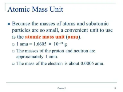 Atomic Mass Units (amu): A Complete Beginner's Guide with Examples — Image 3