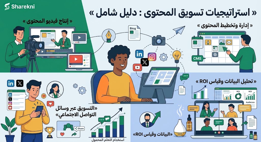 أفضل استراتيجيات تسويق المحتوى للشباب الطموح